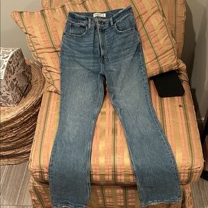 Abercrombie & Fitch Blue Straight Leg Jeans